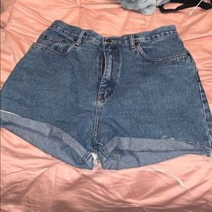 high waisted shorts